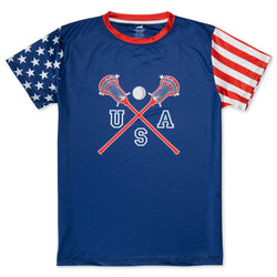 Lacrosse Tech Player Tee - Stars and Stripes