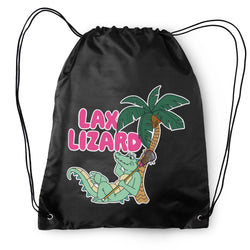 Guys Lacrosse Drawstring Backpack - Lax Lizard