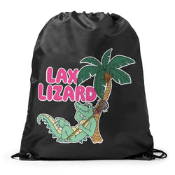 Guys Lacrosse Drawstring Backpack - Lax Lizard
