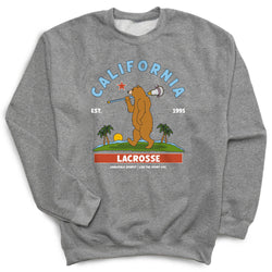 Guys Lacrosse Crewneck Sweatshirt - California Lacrosse