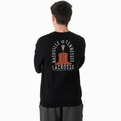 Guys Lacrosse Crewneck Sweatshirt - Nashville Lacrosse (Back Design)