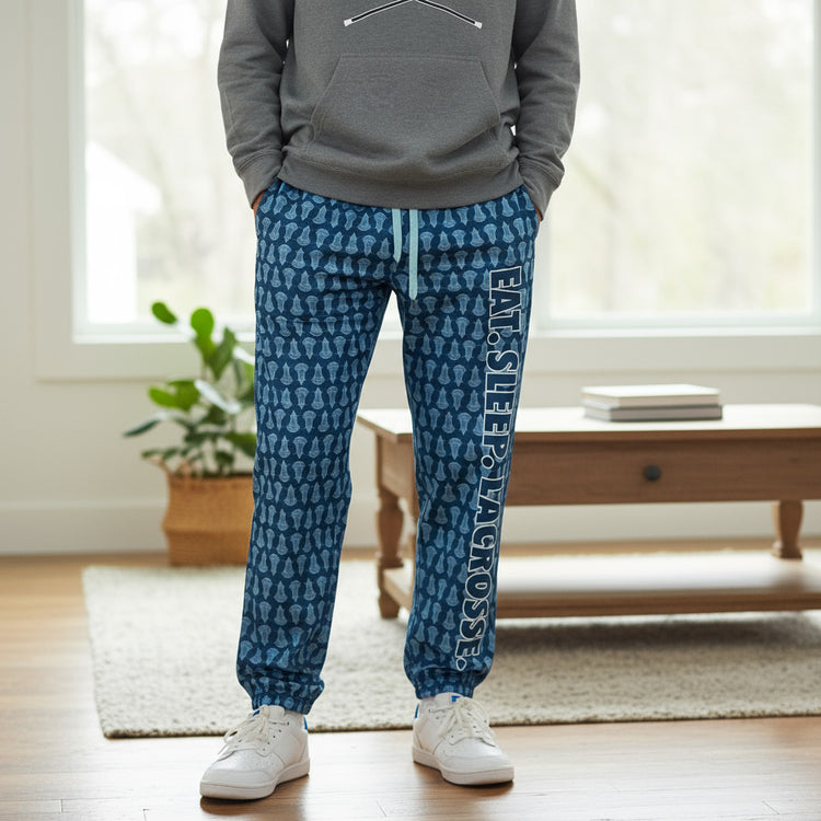 Guys Lacrosse Lounge Pants - Eat Sleep Lacrosse