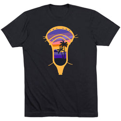 Guys Lacrosse Short Sleeve T-Shirt - Beach Lax
