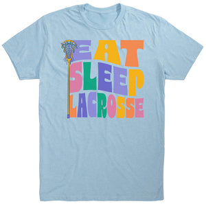 Girls Lacrosse Short Sleeve T-Shirt - Girls Eat Sleep Lacrosse