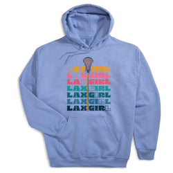 Girls Lacrosse Hooded Sweatshirt - Lax Girl Remix