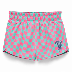 Girls Lacrosse Waveny Shorts - Checkmate