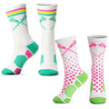 Girls Lacrosse Woven Mid-Calf Sock Set - Fearless