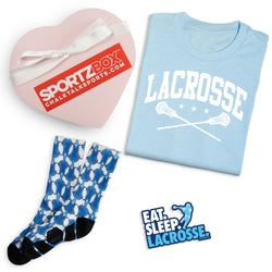 Guys Lacrosse Valentine Heart Sportzbox - Pure LAX