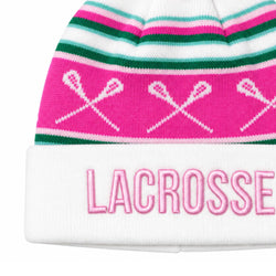 Girls Lacrosse Knit Hat - Kaitlyn