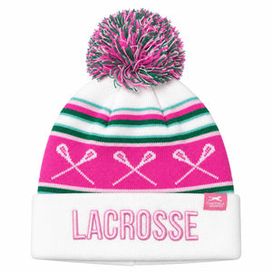 Girls Lacrosse Knit Hat - Kaitlyn