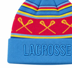 Girls Lacrosse Knit Hat - Ashleigh