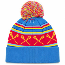 Girls Lacrosse Knit Hat - Ashleigh
