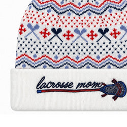Lacrosse Knit Hat - Lax Mom
