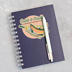 Guys Lacrosse Sticker - Catch and Cradle