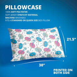 Guys Lacrosse Pillowcase - Donut