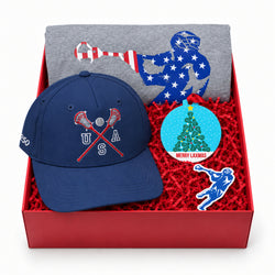 Guys Lacrosse Holiday Gift Box - Stars, Stripes & Lax