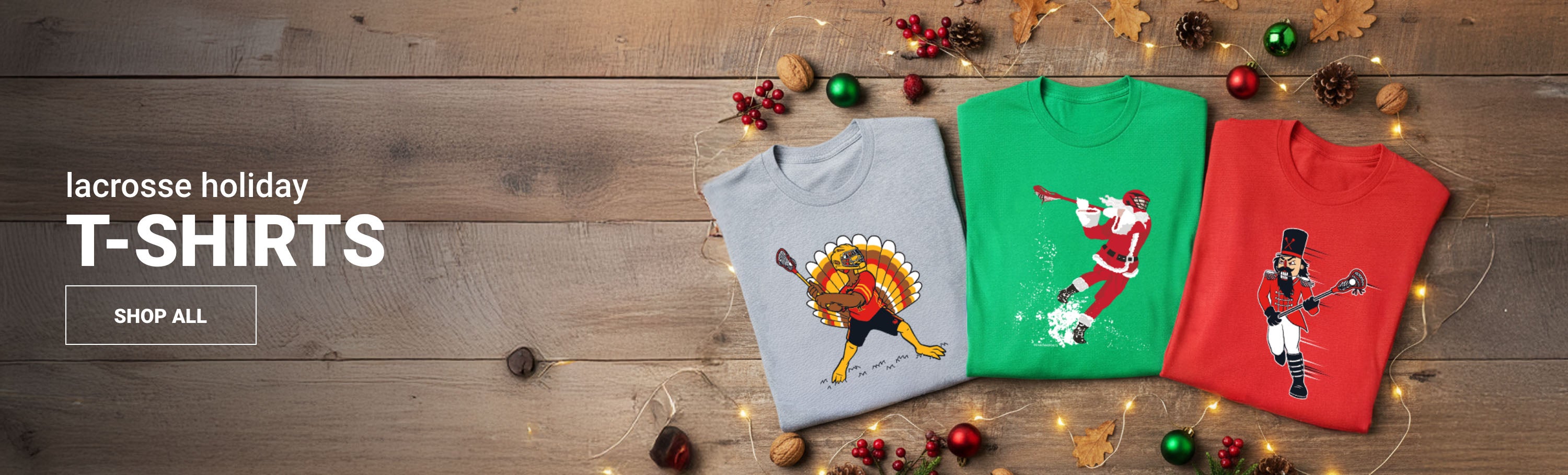 Lacrosse Holiday tee