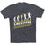 Guys Lacrosse Short Sleeve T-Shirt - Evolution of Lacrosse [Youth Large/Charcoal] - SS