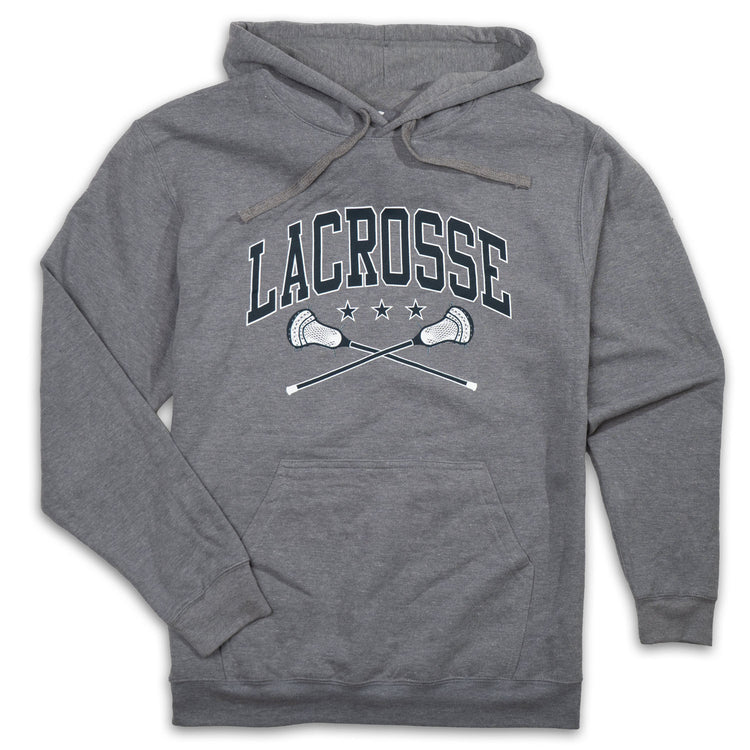 Guys Lacrosse CTS ProBlend™ Hooded Sweatshirt - Crossed Sticks