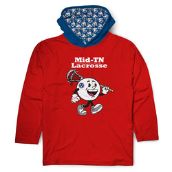 Lacrosse Lightweight Long Sleeve ShieldDri Hoodie - Mid TN Lacrosse
