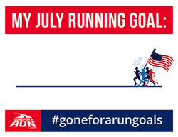 Running Goal (Printable Sheet)