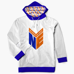 Girls Lacrosse Gameday Hoodie - No Excuse - White