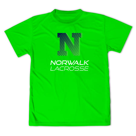 Lacrosse Short Sleeve Velocitee Performance Shirt - Norwalk - Green