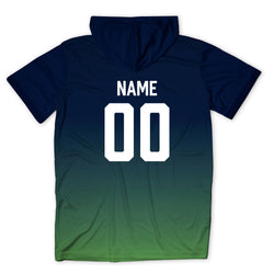 Lacrosse Lightweight Short Sleeve ShieldDri Hoodie - Norwalk - Gradient