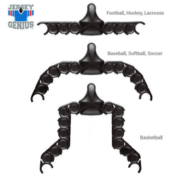 JerseyGenius® The Jersey and Shirt Wall Display Unit