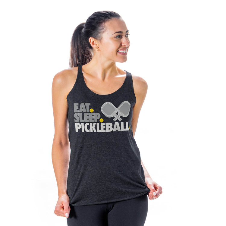 Pickleball Women's Everyday Tank Top - Eat. Sleep. Pickleball