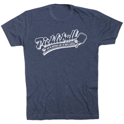 Pickleball Short Sleeve T-Shirt - Kind Of A Big Dill [Youth Large/Navy] - SS