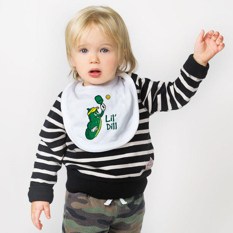 Pickleball Baby Bib - Lil Dill