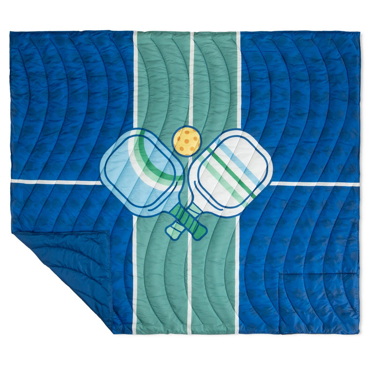 Pickleball Gameday Puffle Blanket - Play Pickleball