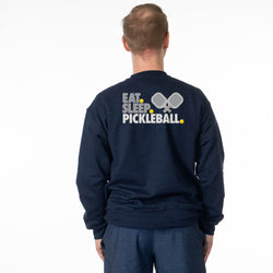 Pickleball Crewneck Sweatshirt - Eat. Sleep. Pickleball (Back Design)