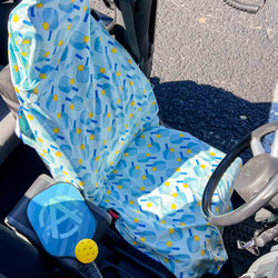 Pickleball Moisture-Wicking Towel Car Seat Cover - Rally