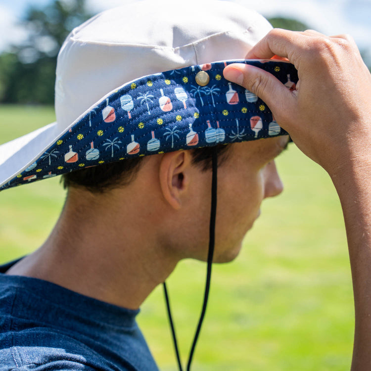 Pickleball Bucket Hat - Tropical Vibes