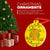Pickleball Ceramic Ornament - Jingle All The Way