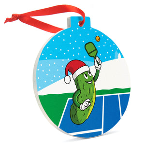 Pickleball Ceramic Ornament - Big Dill