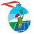 Pickleball Ceramic Ornament - Big Dill