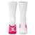 Pickleball Mid-Calf Socks - Paddle - Pink