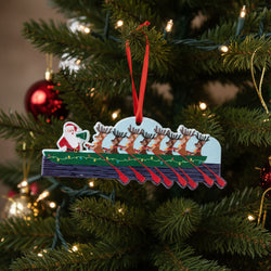 Crew Ornament - Rowing Reindeer