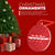 Crew Round Ceramic Ornament - Ho Ho Row