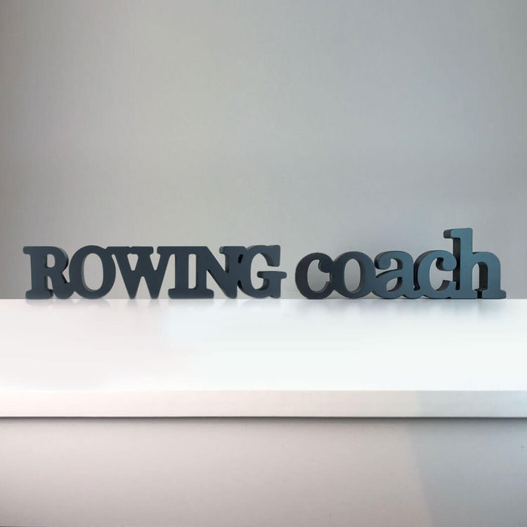 Crew Coach Wood Words