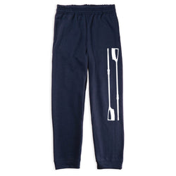 Crew Fleece Sweatpants - Paddles [Navy/Youth Large] - SS
