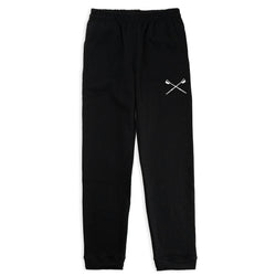 Crew Fleece Sweatpants - Crossed Oars [Black/Youth X-Large] - SS