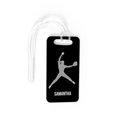 Softball Bag/Luggage Tag - Personalized Softball Pitcher