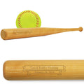 Softball Mini Engraved Bat Wedding