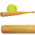 Softball Mini Engraved Bat Wedding