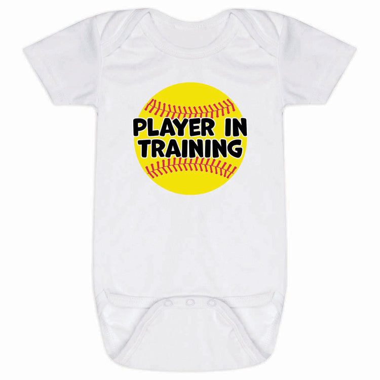 Softball Baby One-Piece - Player In Training