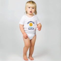 Softball Baby One-Piece - Apparently, I Like Softball